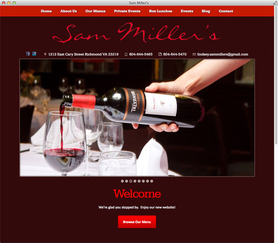 Sam Miller's Website