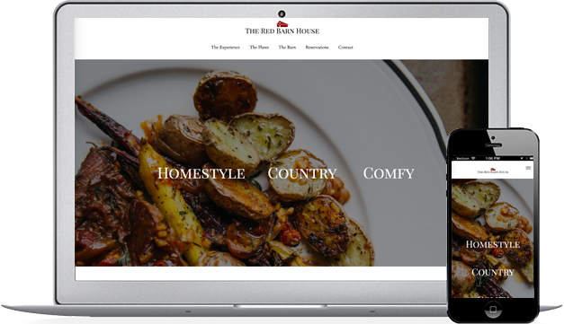 simmer Restaurant Web Design Template